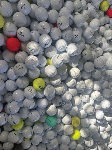Mixed used golf balls - x,
