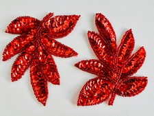 2pcs Beaded Sequin Embroidered