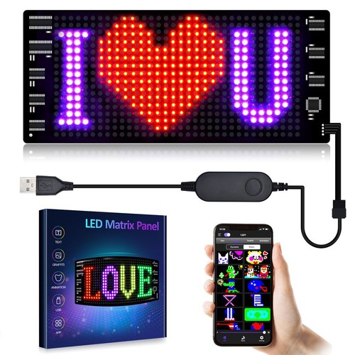 Usb led car rear window - usb, sign
