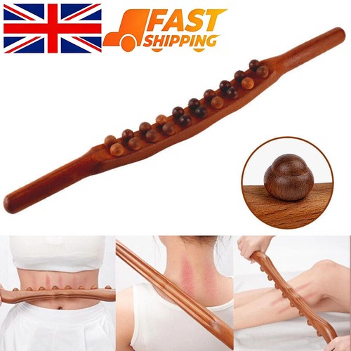 Wooden guasha scraping stick - wooden,