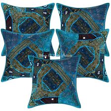 Art Decor Floor Cushion Beaded Sequins Boho Hippie Gypsy Pillow Meditation