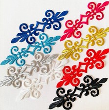 Embroidered applique motif