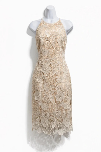 Debut cream lace - cream, halter