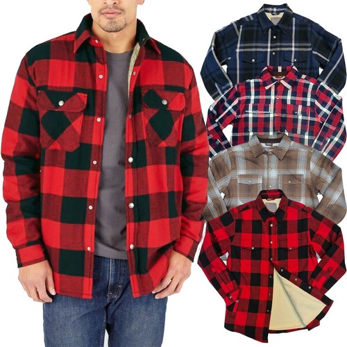 Men padded shirt lumberjack - shirt,