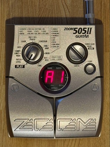 Zoom 505ii silver guitar - zoom,