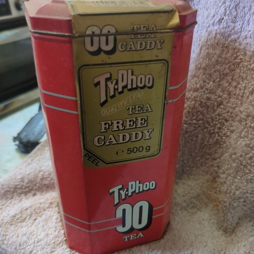 Typhoon tea caddy with - tea,