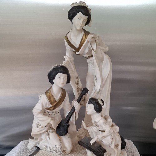 Porcelain geisha figurine - porcelain,