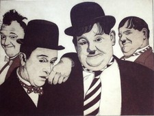 STAN LAUREL + OLIVER HARDY -
