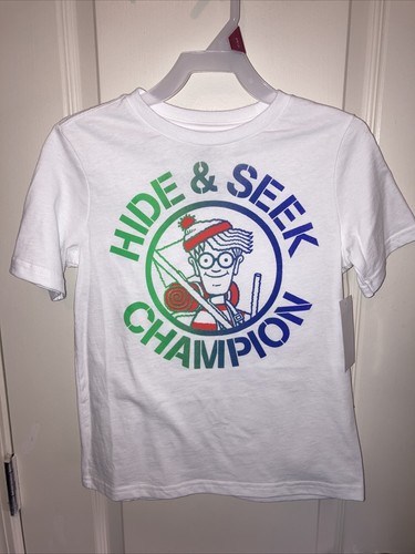 Boys white tshirt size small - white,