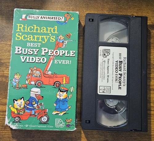 Rare vhs richard scarry s - vhs,
