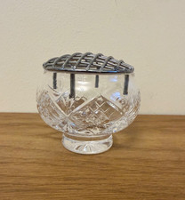 SMALL CRYSTAL CUT GLASS ROSE