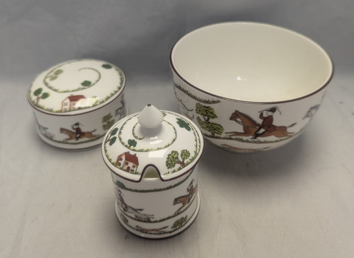 Coalport bone china hunting - bone, 'hunting