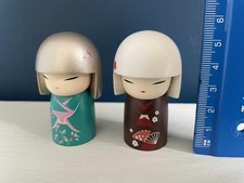 Kimmidolls - Kimmidoll Masako and Kimmidoll Tomo - Approximately 5.5 cm tall.