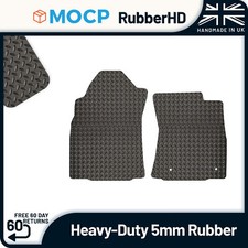5mm Heavy-Duty Rubber Van Mats to fit Toyota Hilux Single Cab Manual 2020-pre...