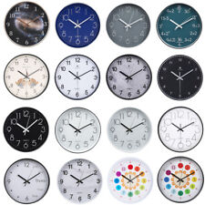 Home Office Wall Clock Silent Non Ticking Kitchen Clocks Quartz Sweep Movement
