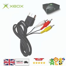 RCA AV TV Cable Video Audio Composite Lead for Xbox Original Console 1.8m