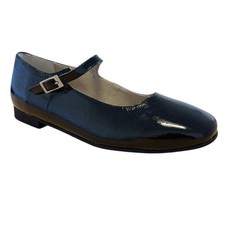 Pitillos Black Patent Flat