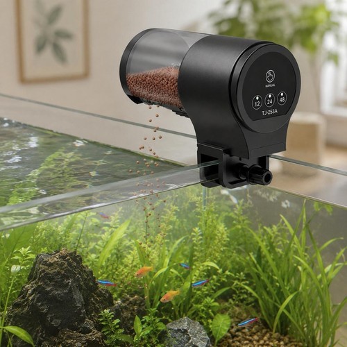 Pvc automatic fish - feeder, with