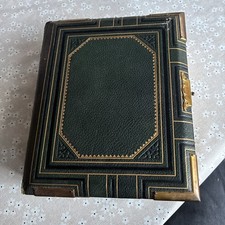 Victorian Brass Leather Bound