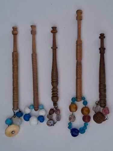 Antique wood wooden lace - 5,