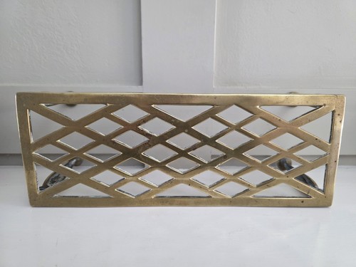 Beautiful brass fender trivet - beautiful,