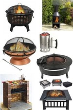 Outdoor BBQ Fire Pit Basket