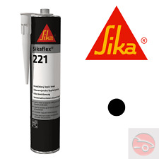 Sikaflex 221 - Black - Strong Adhesive Sealant - Sika, Car, Boat - EXPIRY: 01/26