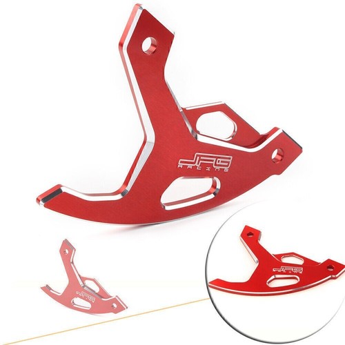 Rear disc brake guard red - disc,