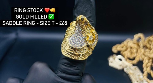 Gold filled ring - ring, saddle