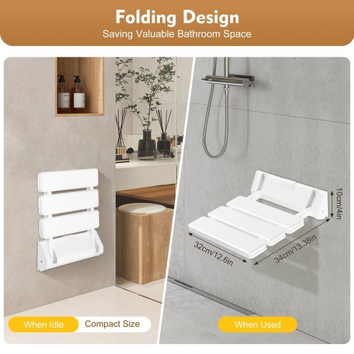 Shower seat folding wall - seat,