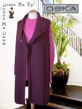 OSKA Burgundy Pure Virgin Wool