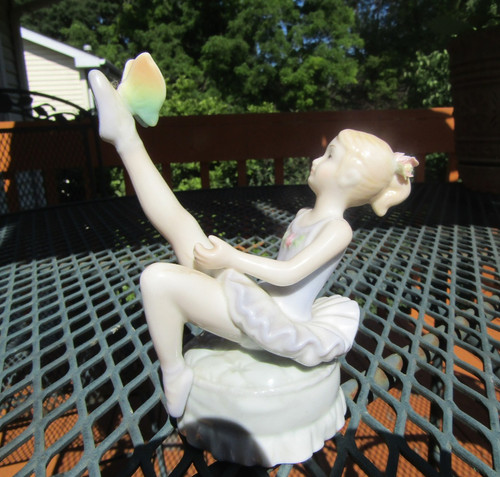 Porcelain ballerina figurine - porcelain,