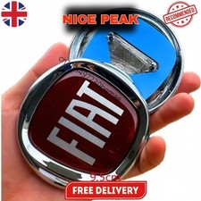 95mm Metal Front Hood Emblem Badge for FIAT Doblo Tipo Panda 500X Ducato