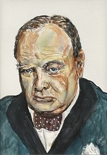 Sir Winston Churchill Print 