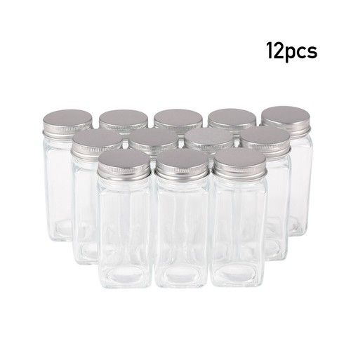 12x empty bottle spice jars - empty,