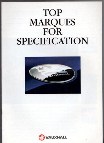 Vauxhall range 1990 - range, market