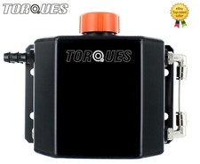 Torques 1 Litre 12mm Barbed Oil Breather Catch Tank Can Anodized Black