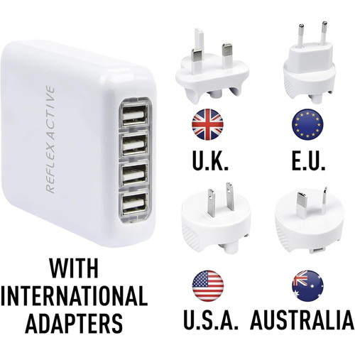 Usb travel plug adapter eu - usb,