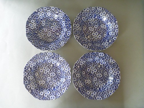 Burleigh blue calico rim - calico,