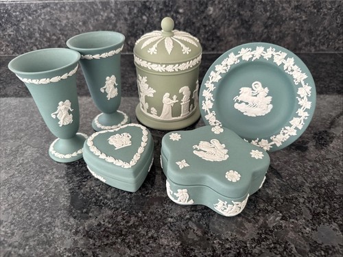 Wedgwood jasperware teal sage - wedgwood,