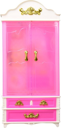 Pink fashion doll sized - pink,
