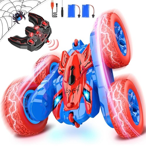 Spiderman stunt car remote - car,