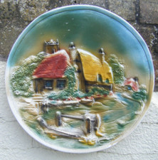 Vintage Chalkware Ceramic 3D
