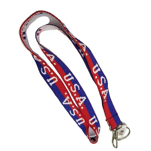 Usa flag lanyard - keychain, with