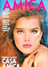 AMICA ITALIA 1982 BROOKE SHIELDS  NIKI LAUDA FANNY ARDANT MODA URSULA ANDRESS