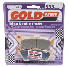 Goldfren S33 Brake Pads Rear For Bmw K1300 R (Disc has fixed bobbins) 2009-2012