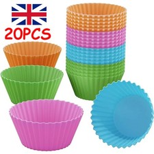 20pcs Silicone Cup Cake Muffin