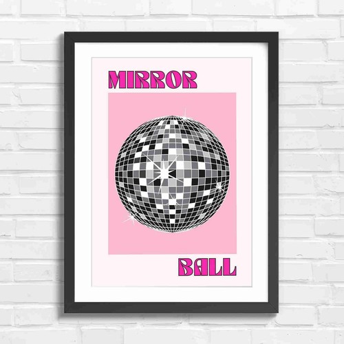 Disco mirror ball pop - disco,