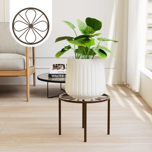 Metal plant stand - metal, 7.9in