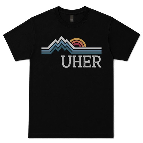 Uher retro logo shirt - t-shirt, chełm